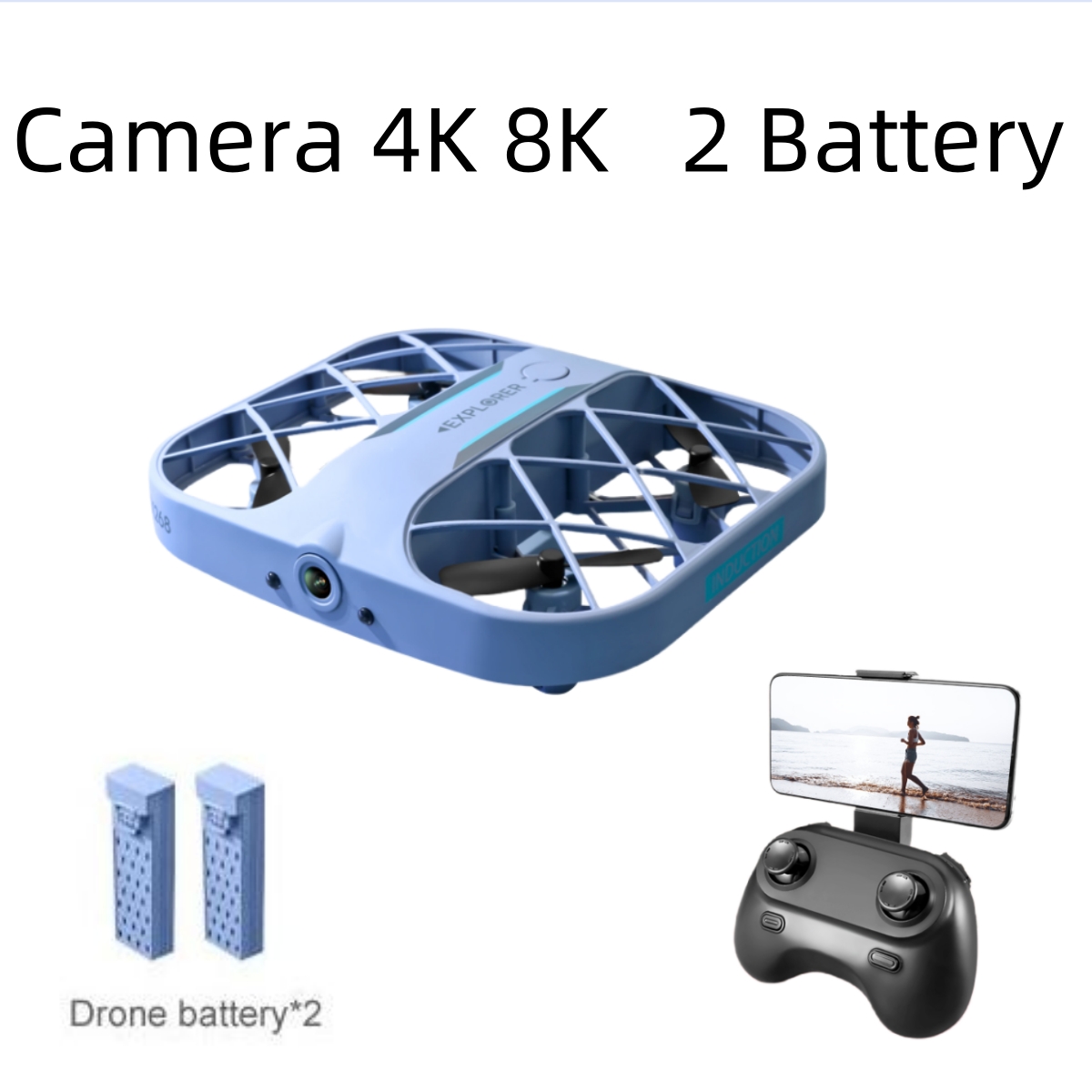 JJRC H107 FPV RC 드론(배터리 2개 포함) - Drone Racing Camera 리뷰 및 가격